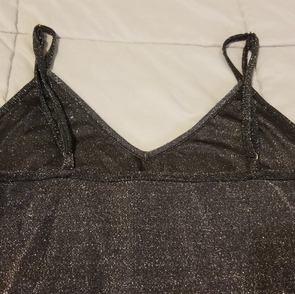 Brandy melville sparkly black slip dress - Picture 5 of 7